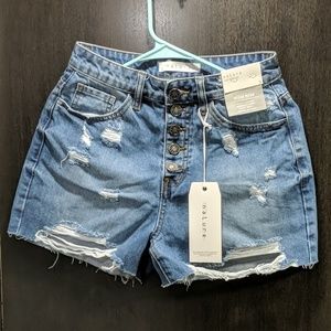 High rise shorts